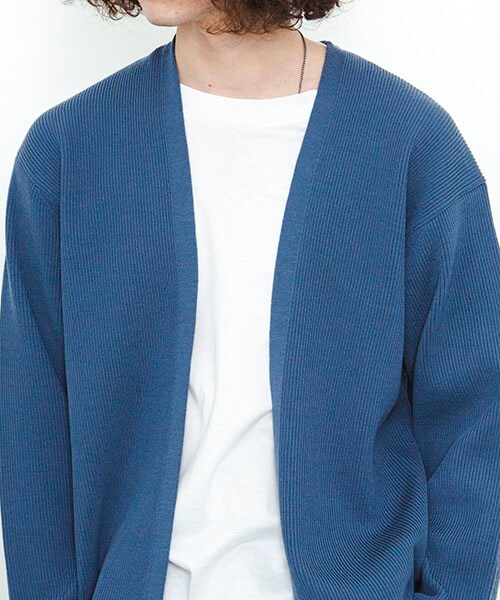 batoner form up plain cardigan バトナー batoner form up plain cardigan バトナー