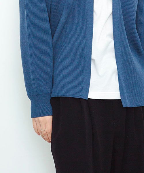 batoner form up plain cardigan バトナー