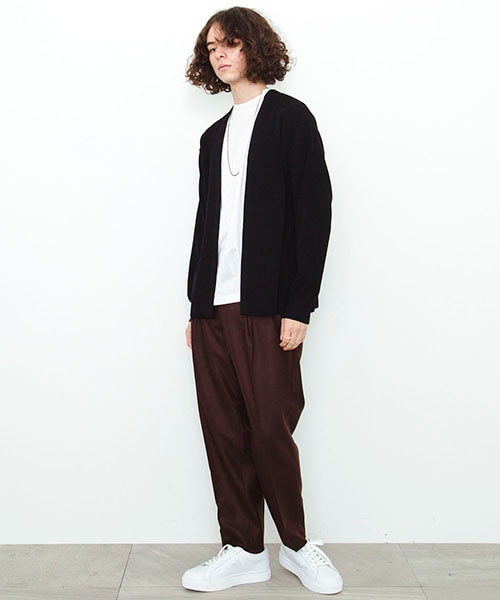 batoner form up plain cardigan バトナー batoner form up plain cardigan バトナー