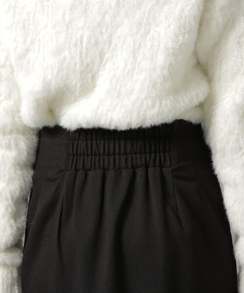 Andemiu（アンデミュウ）の「カルゼタイトスカート（スカート・ブラック/ボルドー/ベージュ）」の11枚目の写真