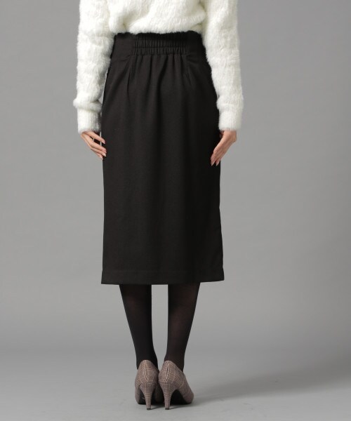 Andemiu（アンデミュウ）の「カルゼタイトスカート（スカート・ブラック/ボルドー/ベージュ）」の10枚目の写真