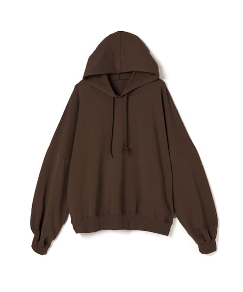 GRL（グレイル）の「ボリュームスリーブパーカー（パーカー・レディース・ブラック/ブラウン/キャメル/ラベンダー・F/Ｆ）」の2枚目の写真