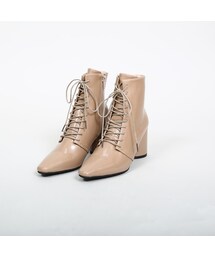 Crayme, | Enamel Lace-up Boots(ブーツ)