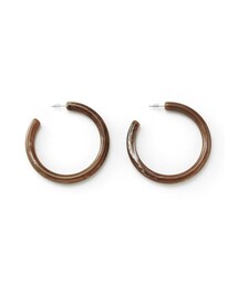 GRL | マーブルフープピアス(ピアス（両耳用）)