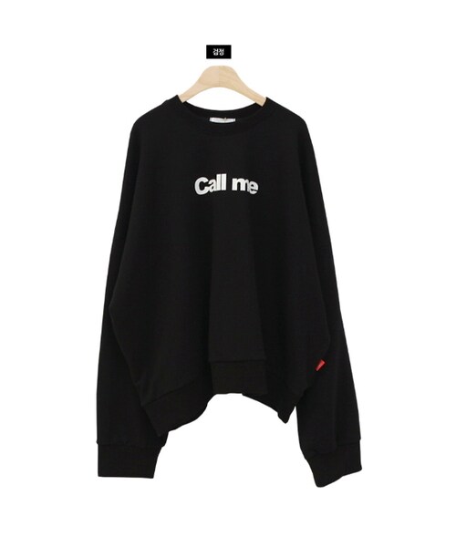 Dailyabout(デイリーアバウト)の「ルーズプリントスウェット(スウェット・レディース・グリーン/ブラック・FREE)」の2枚目の写真