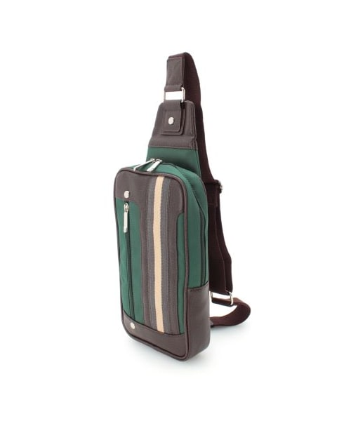 TAKEO KIKUCHI(タケオキクチ)の「高密ナイロン ボディバッグ(その他バック・メンズ・レッド系/ネイビー系/グリーン系/ブラック/グレー系・00)」の5枚目の写真