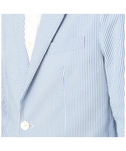 TAKEO KIKUCHI（タケオキクチ）の「サッカーロンドンストライプジャケット（テーラードジャケット・メンズ・ブルー系/ネイビー系・L/M）」の8枚目の写真