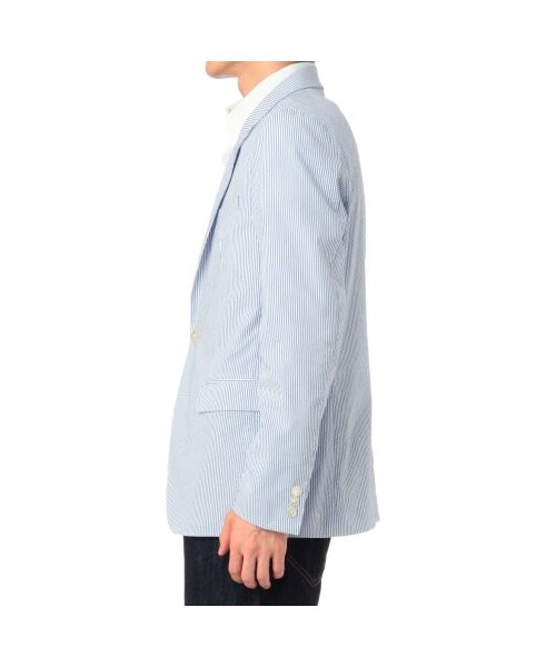 TAKEO KIKUCHI（タケオキクチ）の「サッカーロンドンストライプジャケット（テーラードジャケット・メンズ・ブルー系/ネイビー系・L/M）」の3枚目の写真