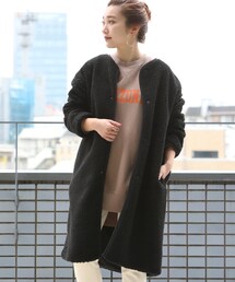 surf-freak！ 定価4万 glamb ボアロングコートL surf-freak！ 定価4万