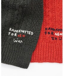 45R（フォーティファイブアール）の「手編みのケーブル柄ポンチョ