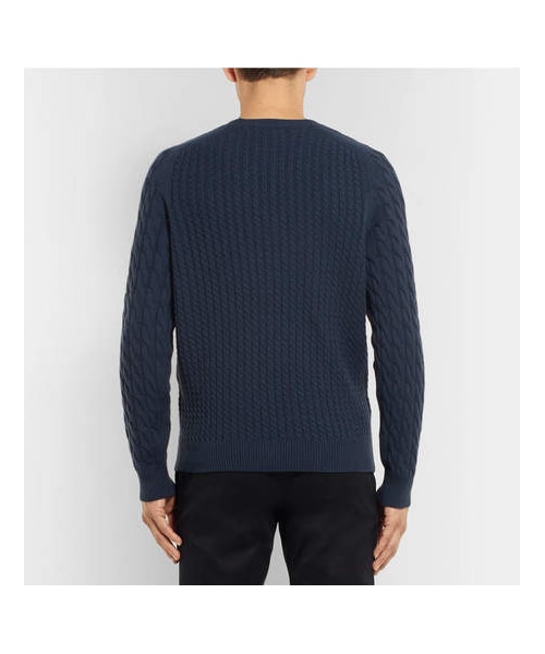 dunhill（ダンヒル）の「Dunhill Cable-Knit Cashmere Sweater（ニット 