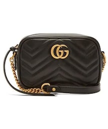 GUCCI | Gucci - Gg Marmont Mini Quilted Leather Cross Body Bag - Womens - Black(ショルダーバッグ)