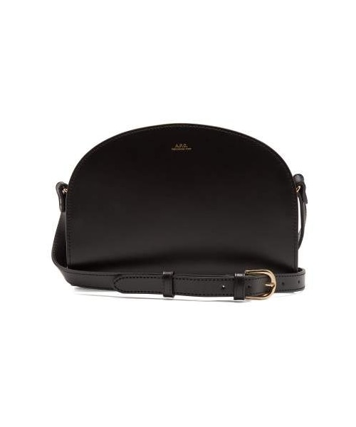 A.P.C.（アーペーセー）の「A.P.C. A.p.c. Half Moon Leather Cross Body Bag Womens Black（ショルダーバッグ）」 WEAR