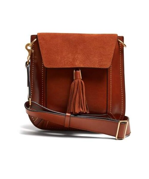 ISABEL MARANT ブラウンレザーショルダーバッグ ISABEL MARANT（イザベルマラン）の「Isabel Marant - Sykan Leather
