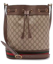 GUCCI | Gucci - Ophidia Gg Supreme Leather Bucket Bag - Womens - Brown Multi(ショルダーバッグ)