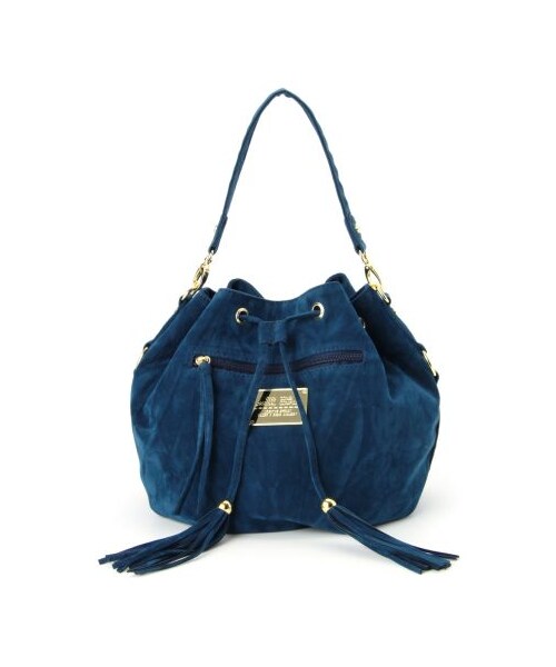 OZOC（オゾック）の「ゴールドプレート2WAY巾着ショルダーバッグ（ショルダーバッグ・レディース・ベージュ系/ブルー系/レッド系/ブラック・00）」の6枚目の写真