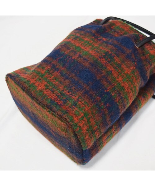 no brand（ノーブランド）の「チェックウール巾着BAG（ショルダーバッグ・レディース・その他）」の7枚目の写真