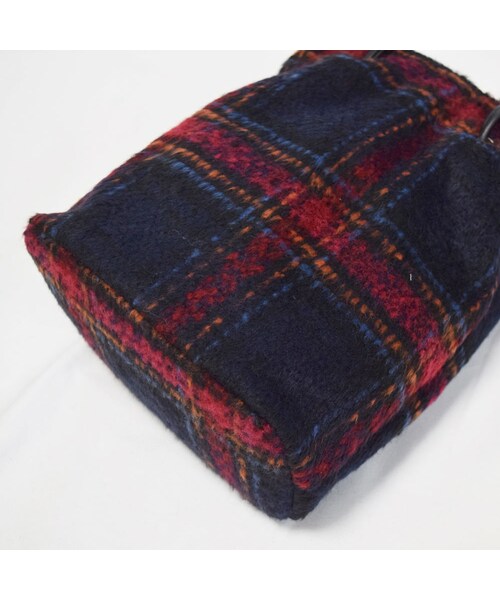 no brand（ノーブランド）の「チェックウール巾着BAG（ショルダーバッグ・レディース・その他）」の6枚目の写真