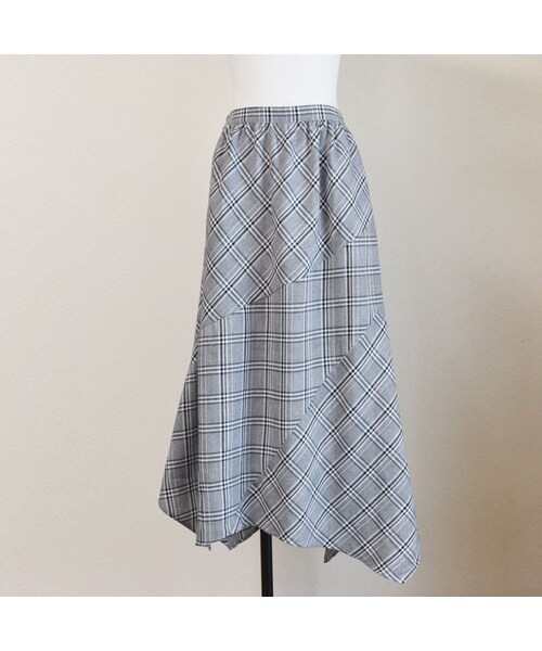 no brand（ノーブランド）の「チェックアシメSK（スカート・レディース・その他）」の7枚目の写真