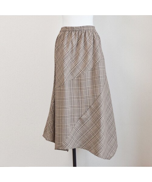 no brand（ノーブランド）の「チェックアシメSK（スカート・レディース・その他）」の10枚目の写真