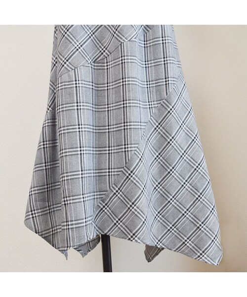 no brand（ノーブランド）の「チェックアシメSK（スカート・レディース・その他）」の9枚目の写真