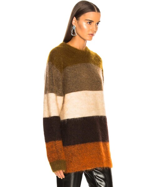 Acne Studios(Acne) / ALBAH MOHAIR/ニット・セーター(厚手)/XXS/ナイロン/BLU/ボーダー Acne Studios（アクネストゥディオズ）の「Acne Studios Albah Mohair
