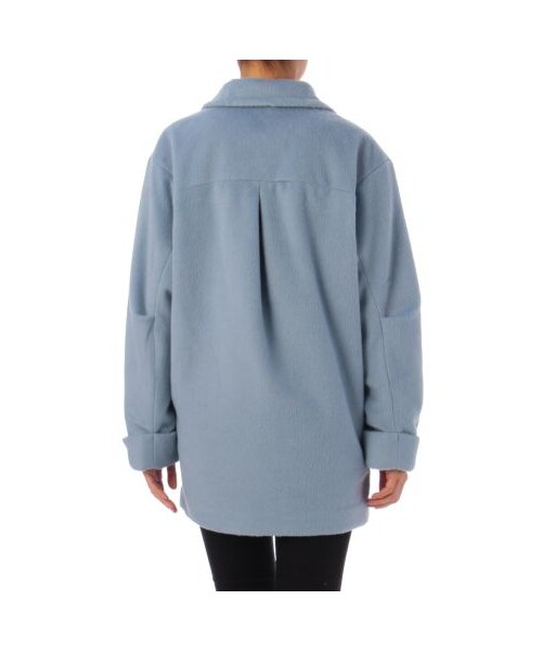 OZOC（オゾック）の「シャギーコート（その他コート・レディース・ブラウン系/ブルー系/ピンク系/ネイビー系/ブラック・M）」の7枚目の写真