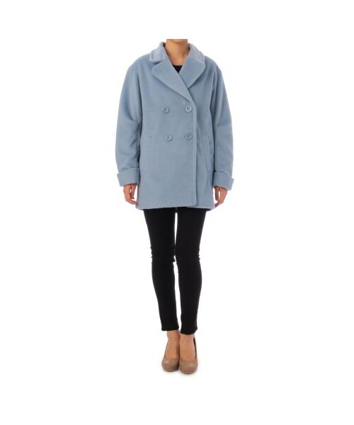 OZOC（オゾック）の「シャギーコート（その他コート・レディース・ブラウン系/ブルー系/ピンク系/ネイビー系/ブラック・M）」の13枚目の写真