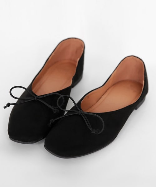 DHOLIC（ディーホリック）の「3TYPEリボンフラットシューズ（その他シューズ・レディース・ベージュ/ブラック/その他・230/235/240/245）」の2枚目の写真