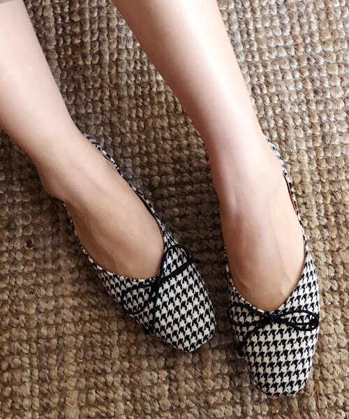 DHOLIC（ディーホリック）の「3TYPEリボンフラットシューズ（その他シューズ・レディース・ベージュ/ブラック/その他・230/235/240/245）」の3枚目の写真