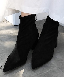 DHOLIC | スエード調スリムアンクルブーツ(ブーツ)