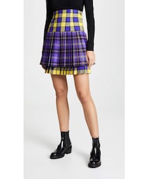 VERSACE | Versace Plaid Combo Miniskirt(スカート)