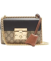 GUCCI | Gucci - Padlock Gg Supreme Small Cross Body Bag - Womens - Black(ショルダーバッグ)