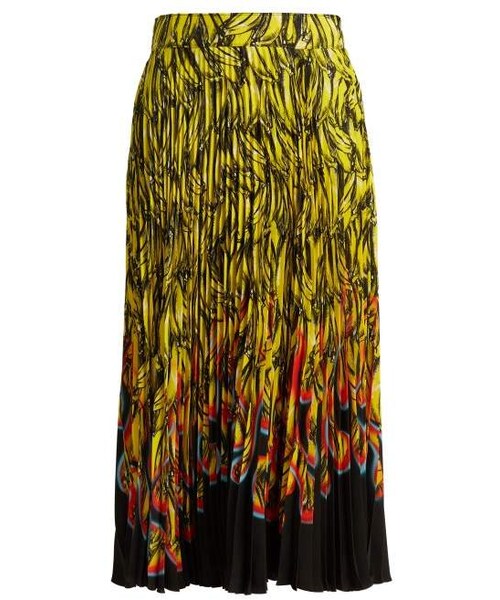 PRADA（プラダ）の「Prada - Banana And Flame Print Pleated Midi 