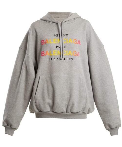 balenciaga hoodie womens grey