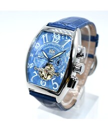 ノーブランドメンズシルバー自動巻き時計 40mm no brand（ノーブランド）の「caseno 自動巻き 機械式腕時計 クロノ