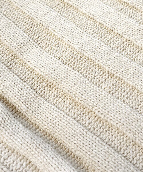 Tiffee SELECT（ティフィーセレクト）の「ポケット付き リブニットトートバッグ（トートバッグ・レディース・ベージュ・F）」の4枚目の写真