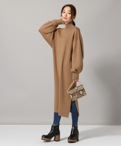 JEANASIS（ジーナシス）の「チェーン5ポケットミニショルダー（バッグ・ブラック()/パイソン()）」の4枚目の写真