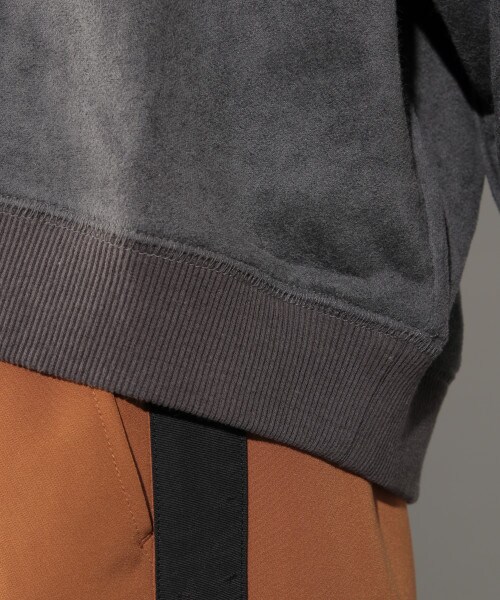 PAGEBOY（ページボーイ）の「スエード裏毛プルオーバー（トップス・チャコール/アイボリー/ベージュ）」の13枚目の写真
