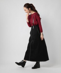 studio CLIP | サスペンダー付きナロースカート(スカート)