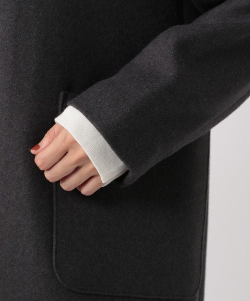 studio CLIP（スタディオクリップ）の「ノーカラーTRツイルコート（ジャケット/アウター・ライトグレー/チャコール/ブラウン/イエロー(WEB限定)/グリーン）」の13枚目の写真