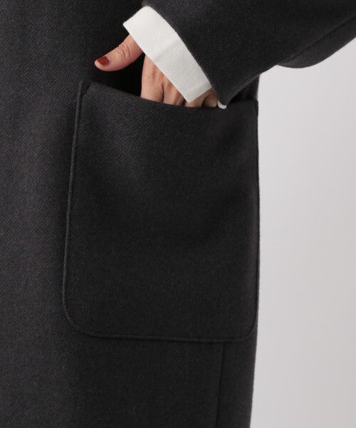 studio CLIP（スタディオクリップ）の「ノーカラーTRツイルコート（ジャケット/アウター・ライトグレー/チャコール/ブラウン/イエロー(WEB限定)/グリーン）」の14枚目の写真