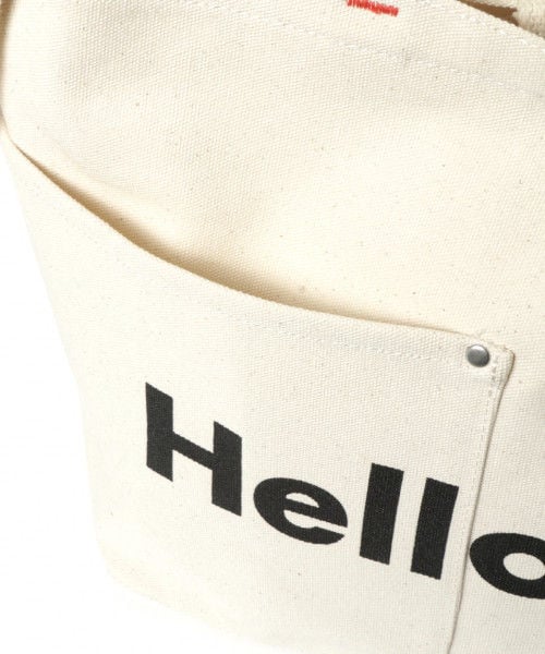 GLOBAL WORK（グローバルワーク）の「GLOBAL WORK LOGO トート2WAY（バッグ・ホワイト(Hello)/ホワイト(Peace)/ホワイト(TODAY)）」の9枚目の写真