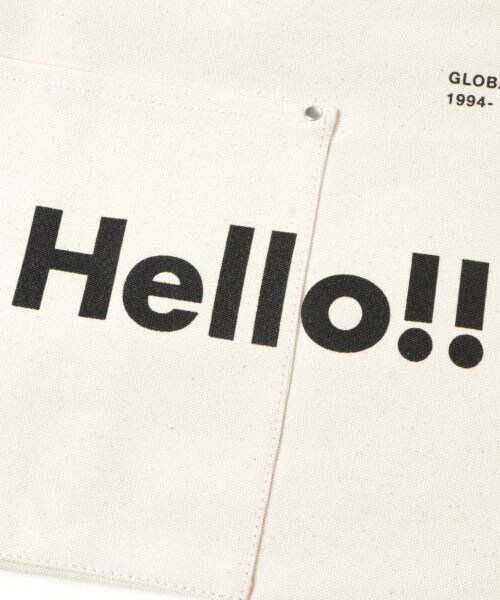 GLOBAL WORK（グローバルワーク）の「GLOBAL WORK LOGO トート2WAY（バッグ・ホワイト(Hello)/ホワイト(Peace)/ホワイト(TODAY)）」の12枚目の写真
