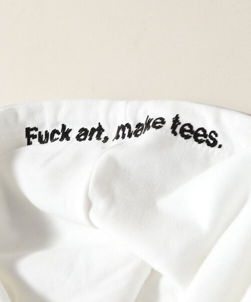 417 EDIFICE(フォーワンセブンエディフィス)の「Fuck art, make tees Im not a White HOODIE(トップス・ホワイト/M/残り1点/L/XL/在庫なし)」の9枚目の写真