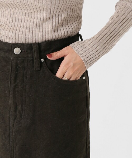 FRAMeWORK（フレームワーク）の「ブロークン起毛 5ポケスカート◆（スカート・ブラック/36/在庫あり/38/40）」の10枚目の写真