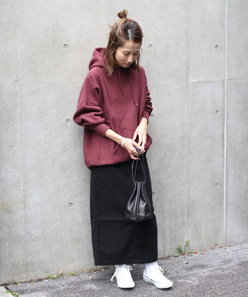 FRAMeWORK（フレームワーク）の「ブロークン起毛 5ポケスカート◆（スカート・ブラック/36/在庫あり/38/40）」の3枚目の写真