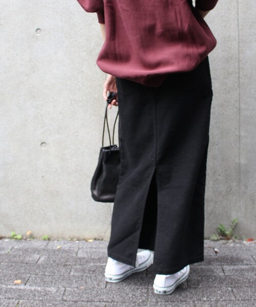 FRAMeWORK（フレームワーク）の「ブロークン起毛 5ポケスカート◆（スカート・ブラック/36/在庫あり/38/40）」の21枚目の写真