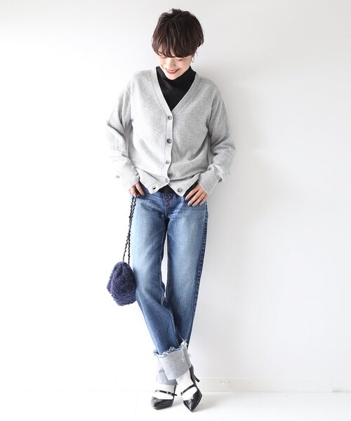 Spick and Span CASHMERE 2WAY Vカーディガン Spick & Span（スピックアンドスパン）の「PURE CASHMERE 2WAY V