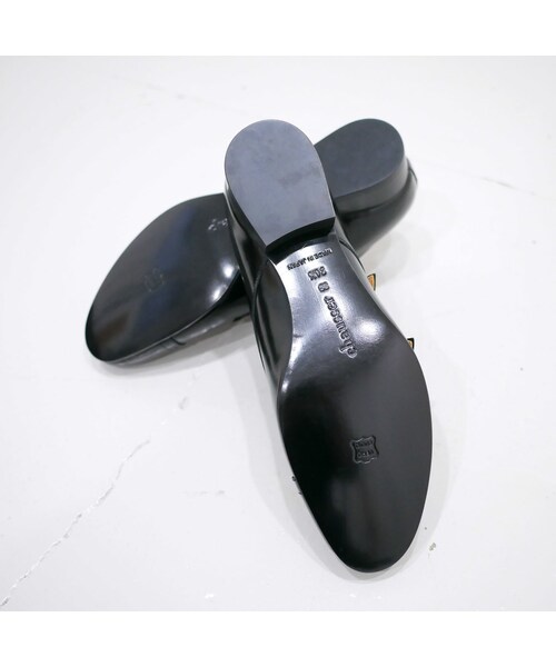 plus by chausser（プリュスバイショセ）の「chausser｜ショセ｜ダブルモンク ストラップ シューズ ｜C-2203｜BLACK（パンプス・レディース・その他）」の5枚目の写真